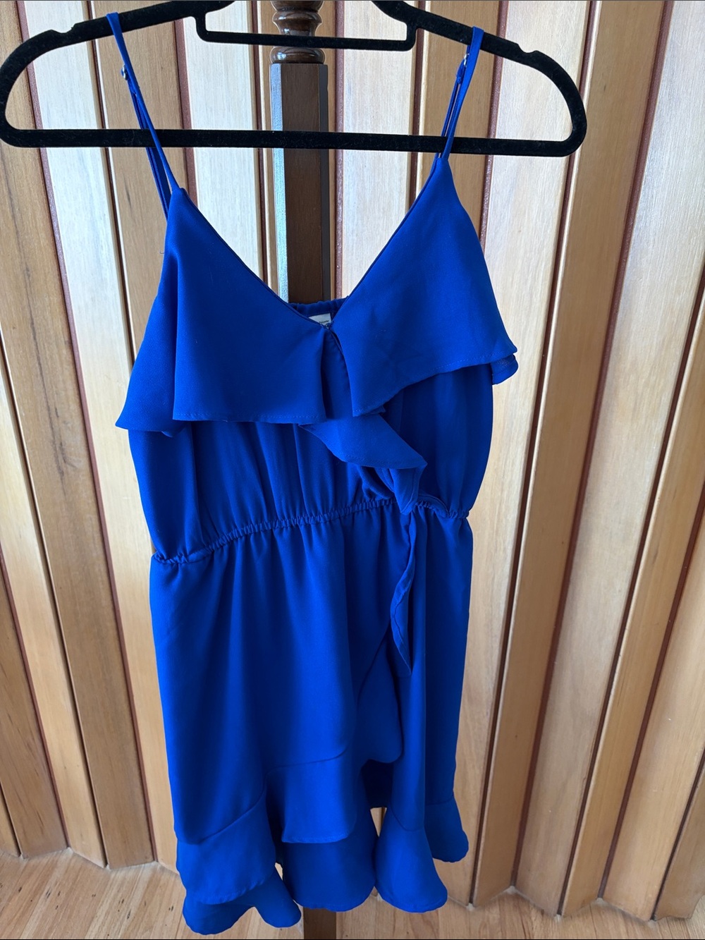 Japna Royal Blue Ruffle Sundress